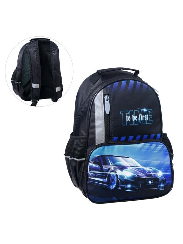 Рюкзак школьный, 37 х 26 х 13 см, эргономичная спинка, Calligrata ОРТ 