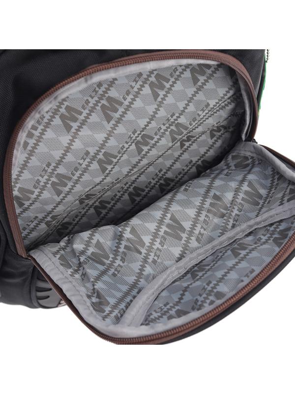 Рюкзак молодежный 41 х 26 х 15 см, эргономичная спинка, Merlin, чёрный M21-137-7