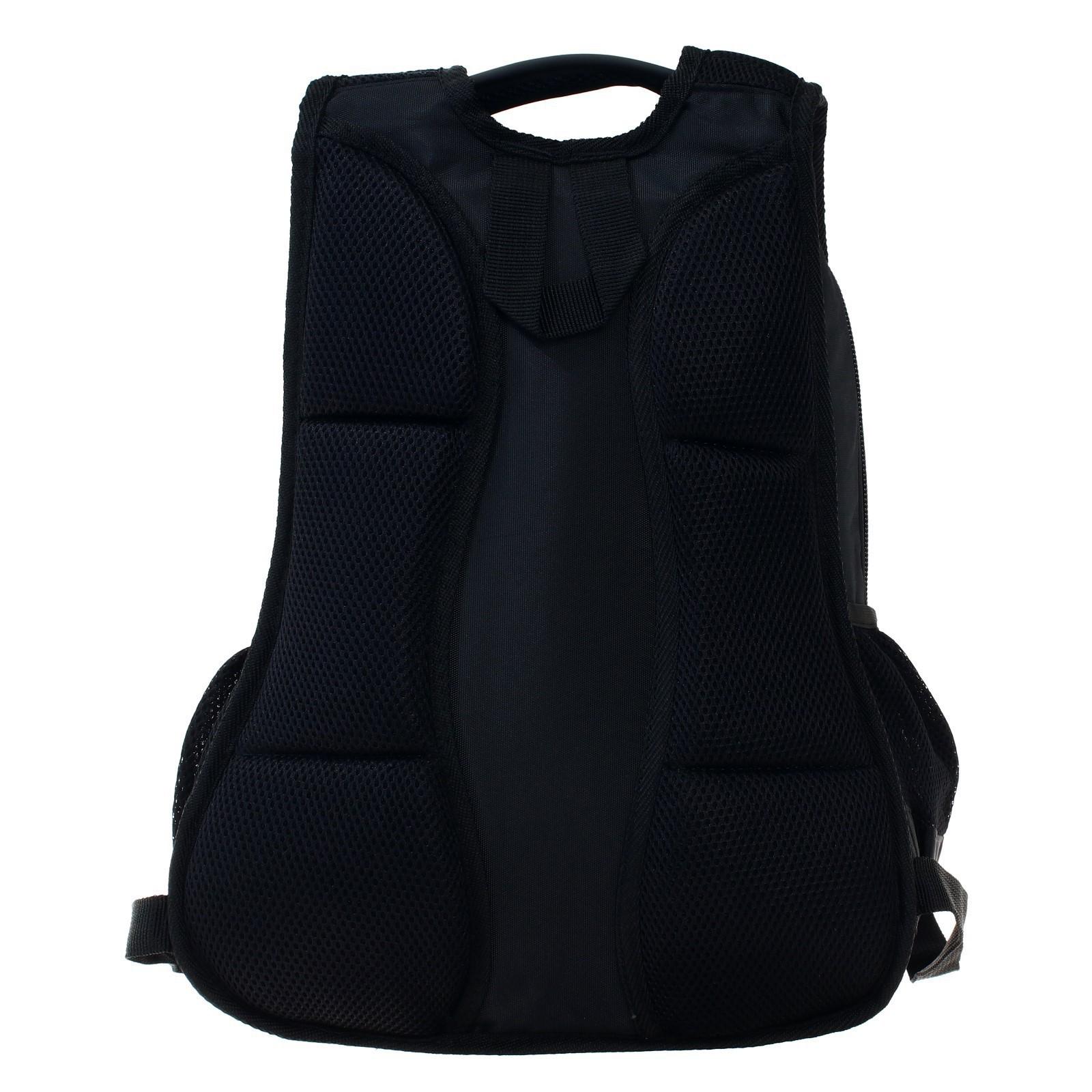 Рюкзак молодежный 41 х 26 х 15 см, эргономичная спинка, Merlin, чёрный M21-137-19