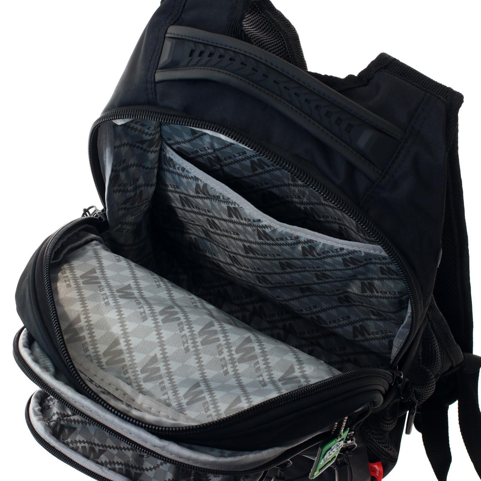 Рюкзак молодежный 41 х 26 х 15 см, эргономичная спинка, Merlin, чёрный M21-137-19