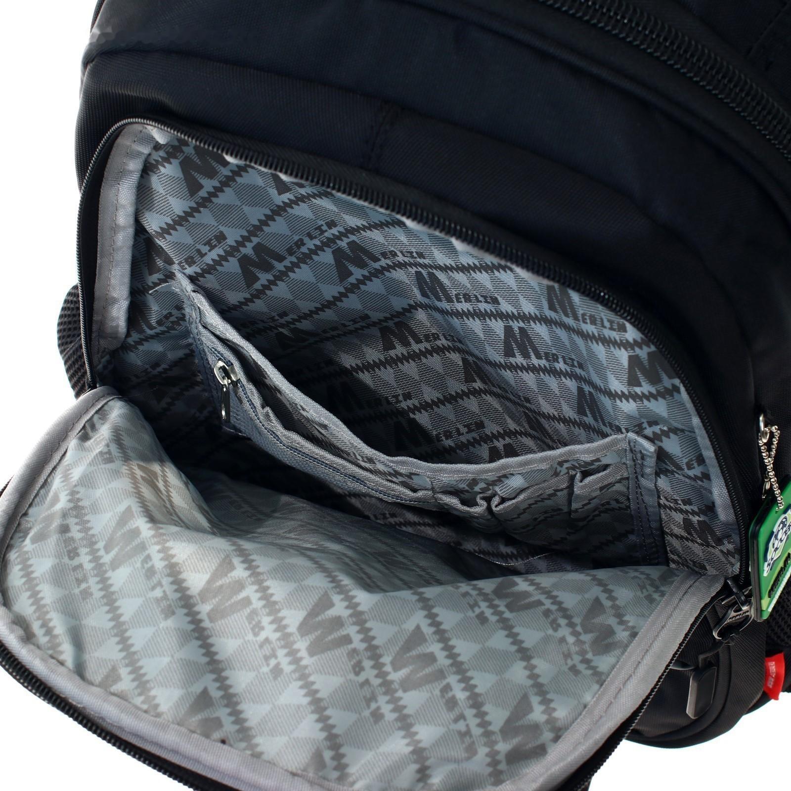 Рюкзак молодежный 41 х 26 х 15 см, эргономичная спинка, Merlin, чёрный M21-137-19