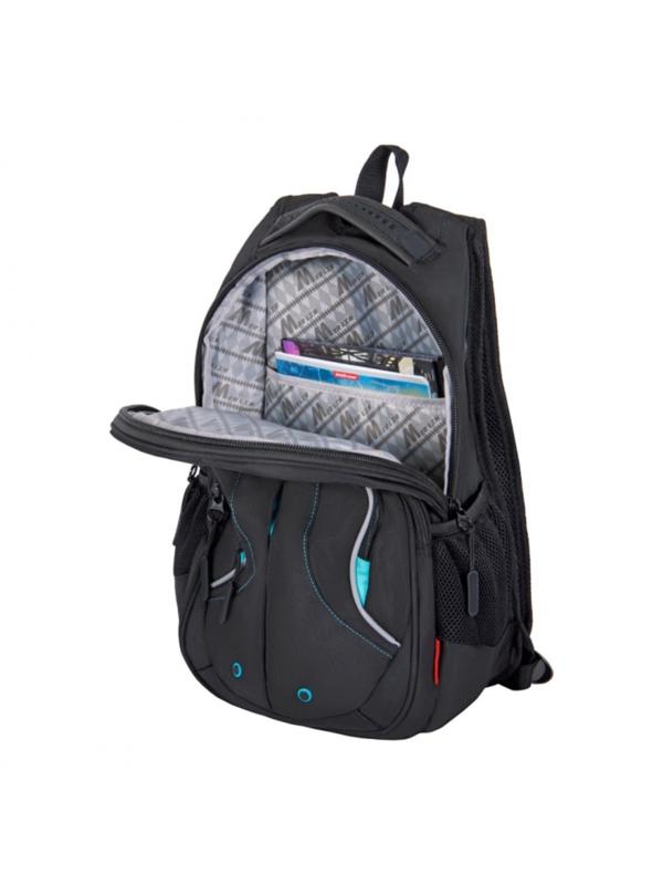 Рюкзак молодежный 41 х 26 х 15 см, эргономичная спинка, Merlin, чёрный M21-137-19