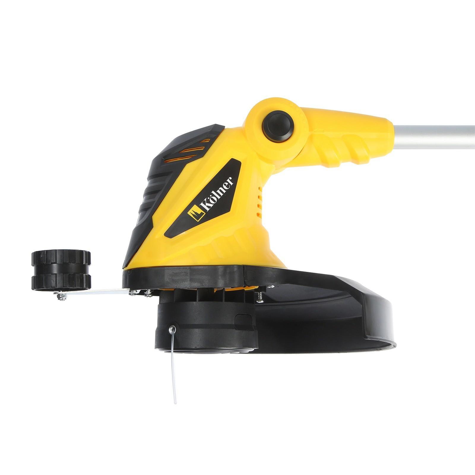 Триммер электрический Kolner KET 1000, 1000 Вт, 10000 об/мин, телескопическая штанга