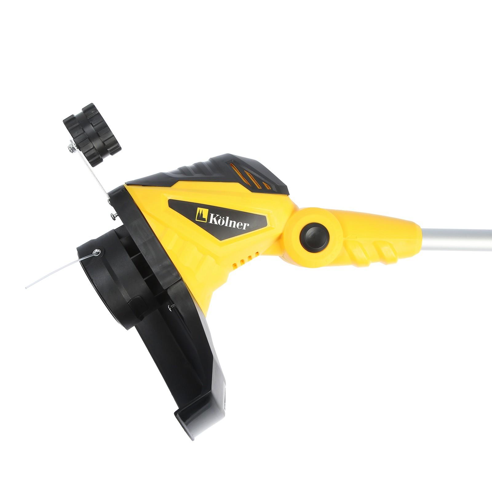 Триммер электрический Kolner KET 1000, 1000 Вт, 10000 об/мин, телескопическая штанга