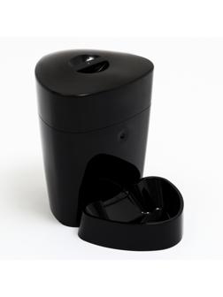 Умная автокормушка, контейнер 4 л, 2 кг сухого корма, функция записи голоса, черная