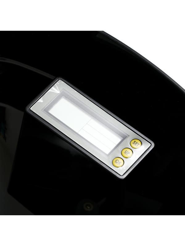 Умная автокормушка, контейнер 4 л, 2 кг сухого корма, функция записи голоса, черная