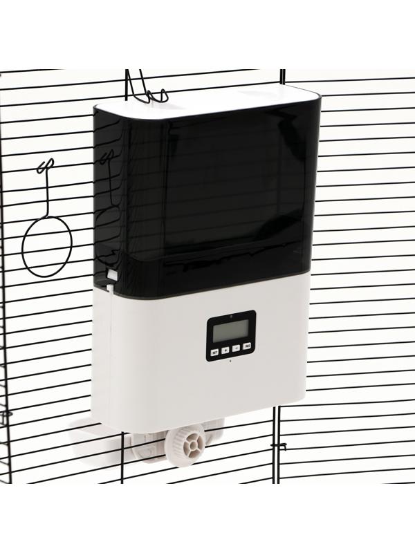 Умная автокормушка для животных, с креплением на клетку, с функцией записи голоса