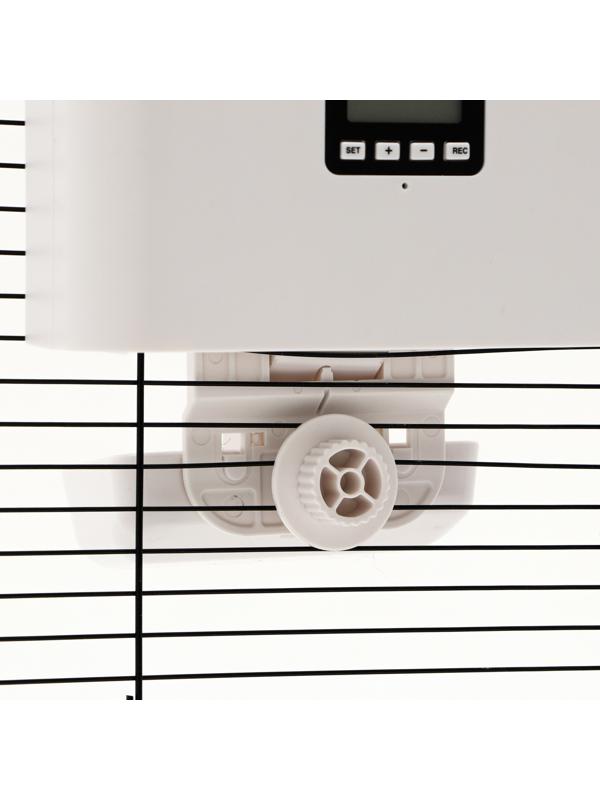 Умная автокормушка для животных, с креплением на клетку, с функцией записи голоса