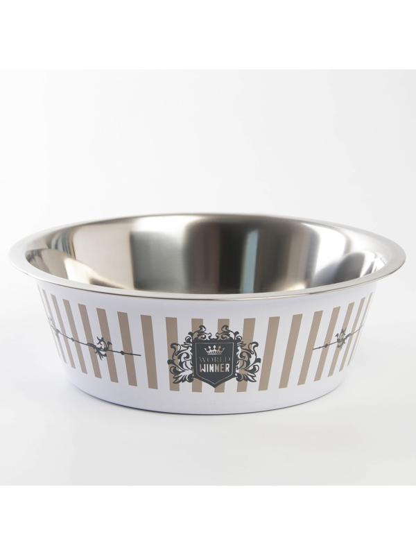 Миска металлическая World winner, 2.5 л, 25х8 см
