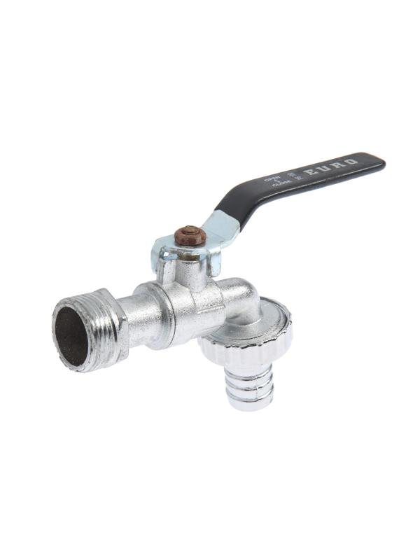 Кран водоразборный со штуцером ZEIN, 3/4