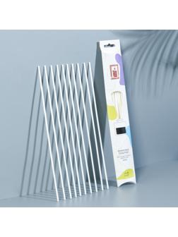 Набор фибровых палочек для ароматического диффузора, 25х0,3 см, 10 штук, белый