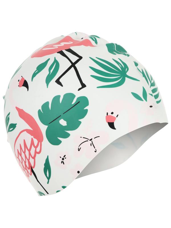 Шапочка для плавания детская, силиконовая, обхват 46-52 см