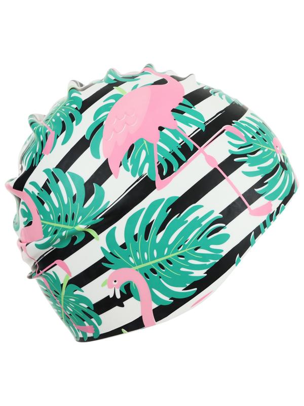 Шапочка для плавания детская, силиконовая, обхват 46-52 см