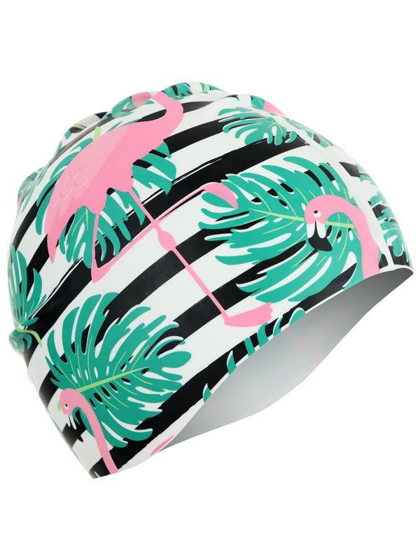 Шапочка для плавания детская, силиконовая, обхват 46-52 см