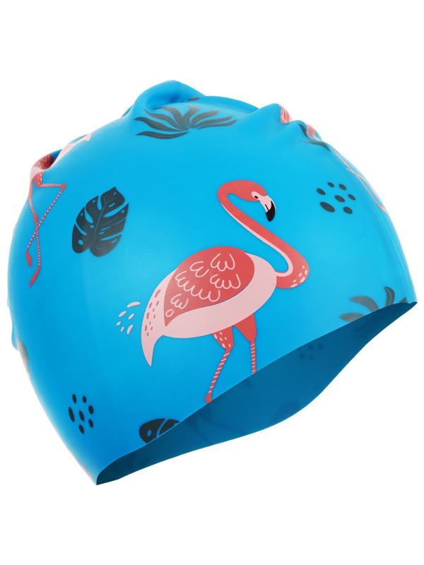 Шапочка для плавания детская, силиконовая, обхват 46-52 см