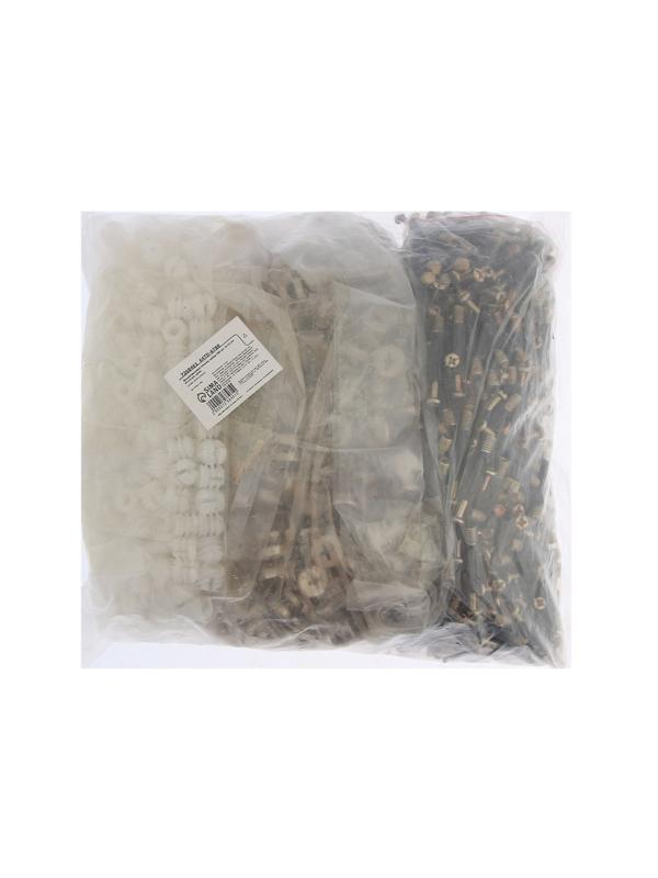 Эксцентриковая стяжка, набор 500 шт. d=15 мм H=12 мм, цинк.