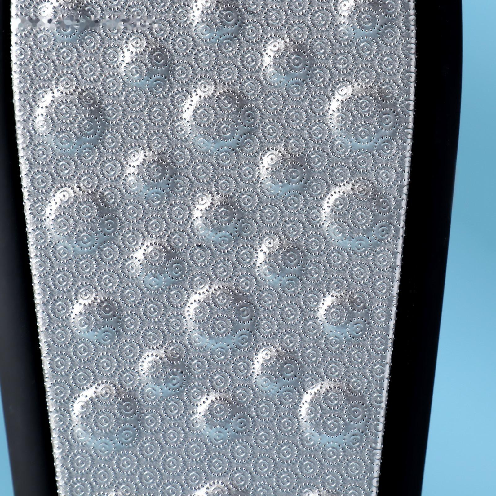 Тёрка для ног, лазерная, двусторонняя, с пилкой, прорезиненная ручка, 27 см, цвет чёрный