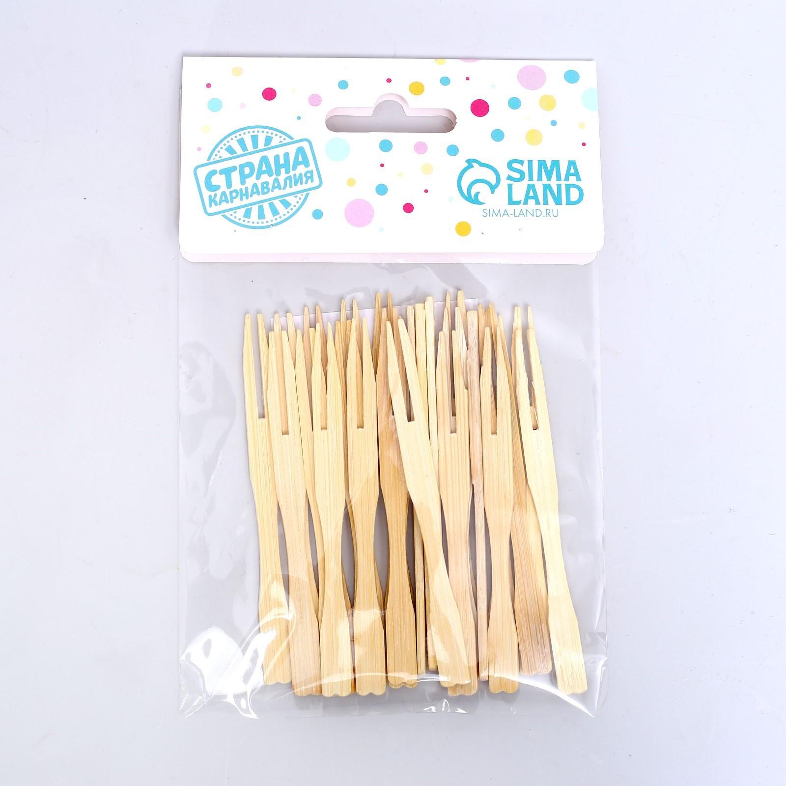 Набор шпажек для канапе, бамбук, 24 шт
