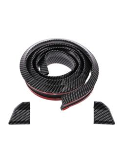 Спойлер для автомобиля, 4,5×150 см, универсальный, под карбон, черный