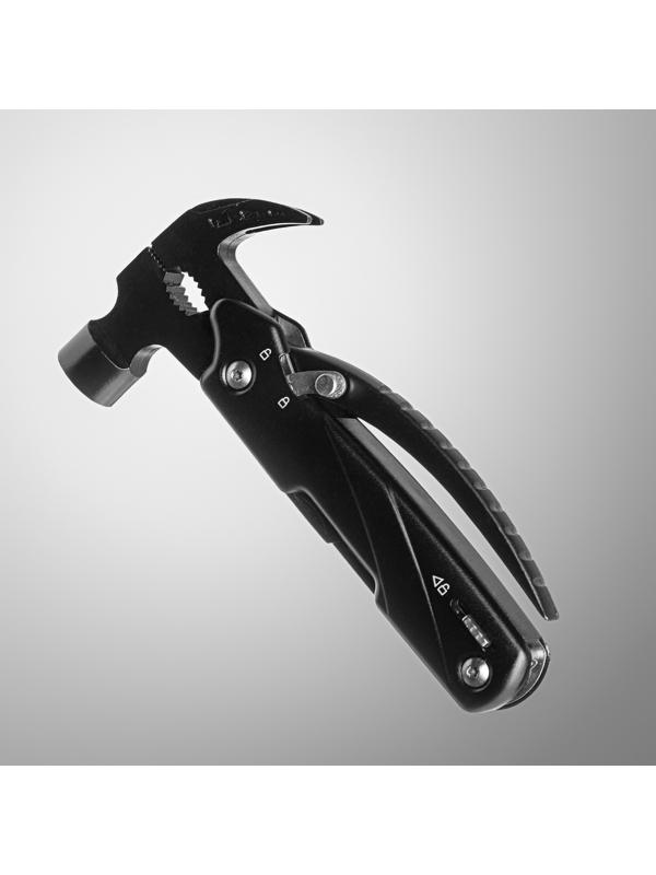 Мультитул с плоскогубцами и молотком, черные