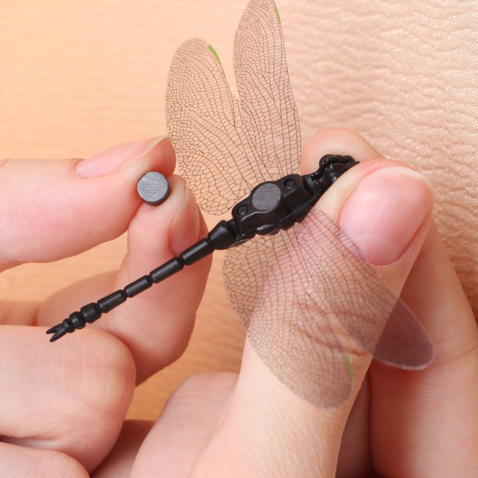 Декор для штор «Стрекоза» на магните, 8,5 × 5,5 см, цвет МИКС