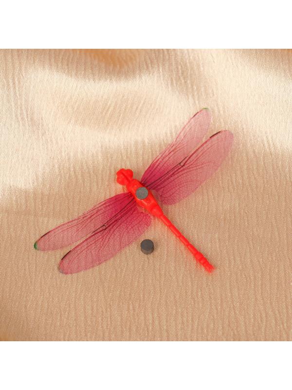 Декор для штор «Стрекоза» на магните, 8,5 × 5,5 см, цвет МИКС