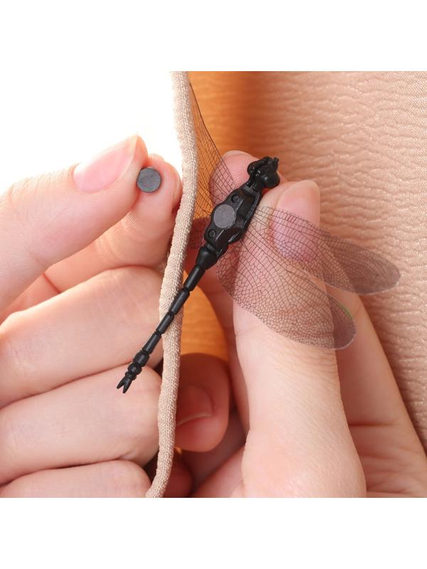 Декор для штор «Стрекоза» на магните, 8,5 × 5,5 см, цвет МИКС