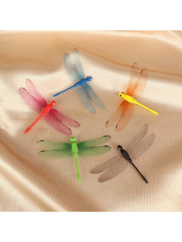 Декор для штор «Стрекоза» на магните, 8,5 × 5,5 см, цвет МИКС