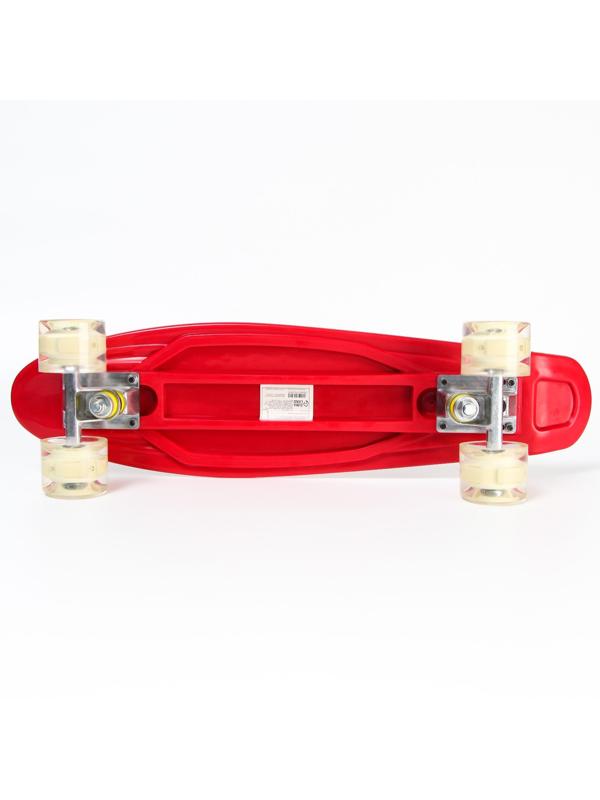 Пенниборд Gravity Falls 56 х 16 см, колёса световые PU 60х45 мм, ABEC 7, цвет бордовый