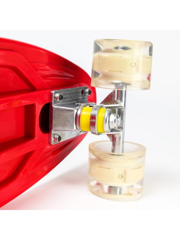 Пенниборд Gravity Falls 56 х 16 см, колёса световые PU 60х45 мм, ABEC 7, цвет бордовый