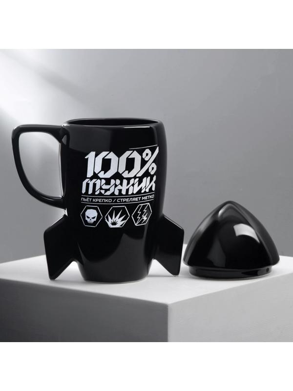 Кружка «100% мужик», 300 мл