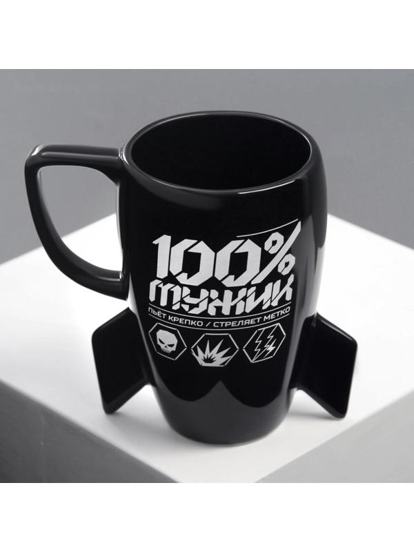 Кружка «100% мужик», 300 мл