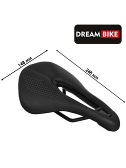 Седло Dream Bike спорт-комфорт, цвет чёрный