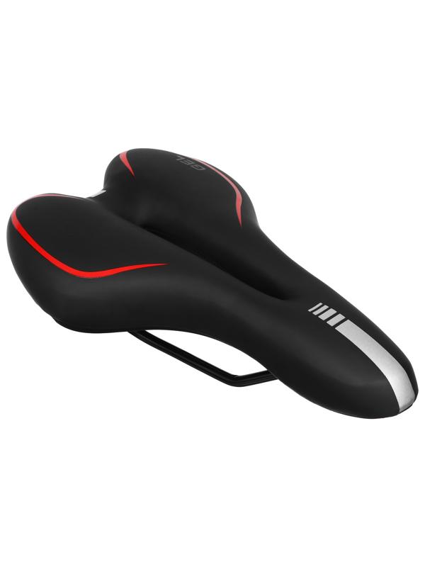 Седло Dream Bike спорт-комфорт, цвет красный