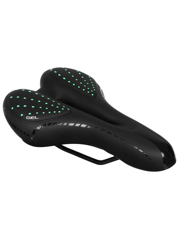 Седло Dream Bike спорт-комфорт, цвет зелёный