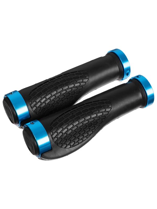 Грипсы 130 мм, Dream Bike, lock on 2 шт., посадочный диаметр 22,2 мм, цвет синий