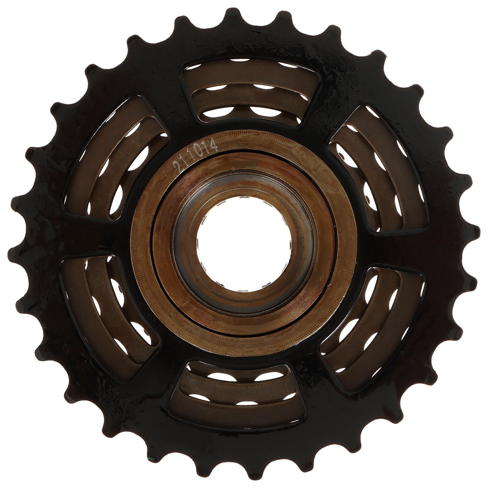 Трещотка ATA, 6 скоростей, 14-28T, цвет чёрно-коричневый