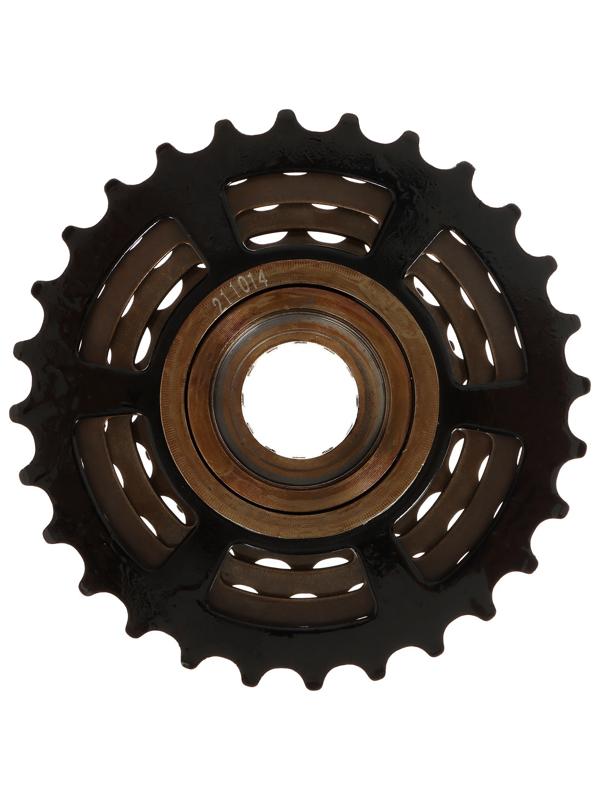 Трещотка ATA, 6 скоростей, 14-28T, цвет чёрно-коричневый