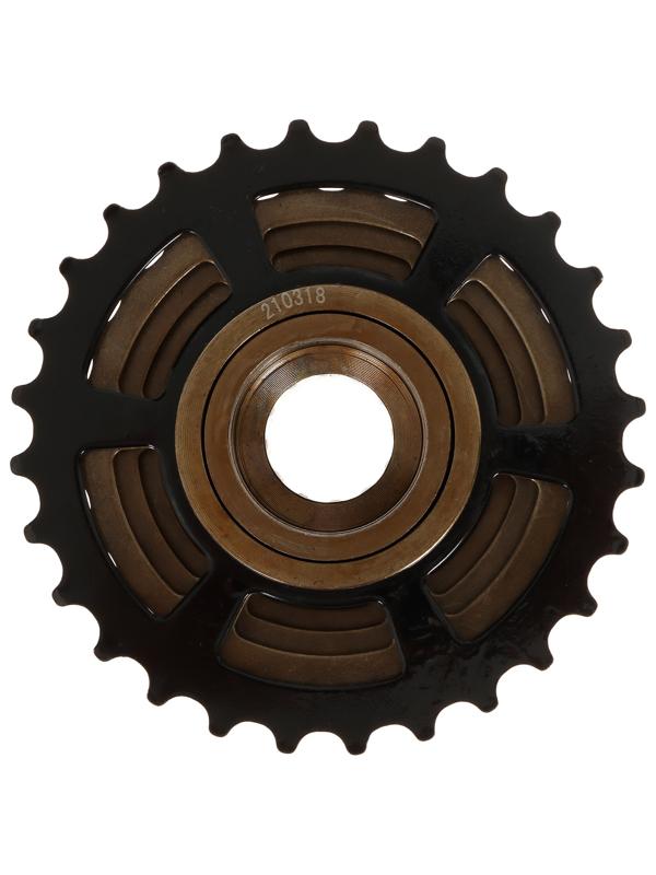 Рещотка ATA, 7 скоростей, 14-28T, цвет чёрно-коричневый