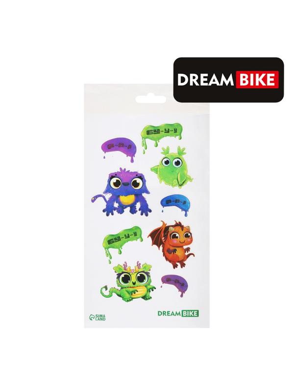 Наклейки светящиеся на велосипед «Монстрики», Dream Bike