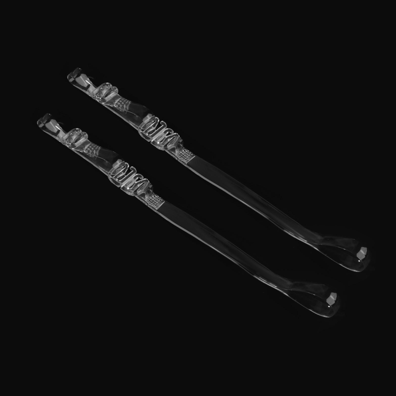 Бретели силиконовые, фурнитура пластик, 0,5 см, 37 см, пара, цвет прозрачный