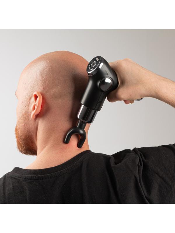 Массажёр для тела Windigo LEM-02, перкуссионный, 4 насадки, 6 режимов, 1800-3200 об/мин