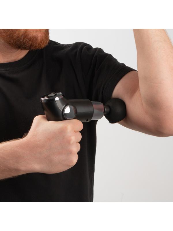 Массажёр для тела Windigo LEM-02, перкуссионный, 4 насадки, 6 режимов, 1800-3200 об/мин