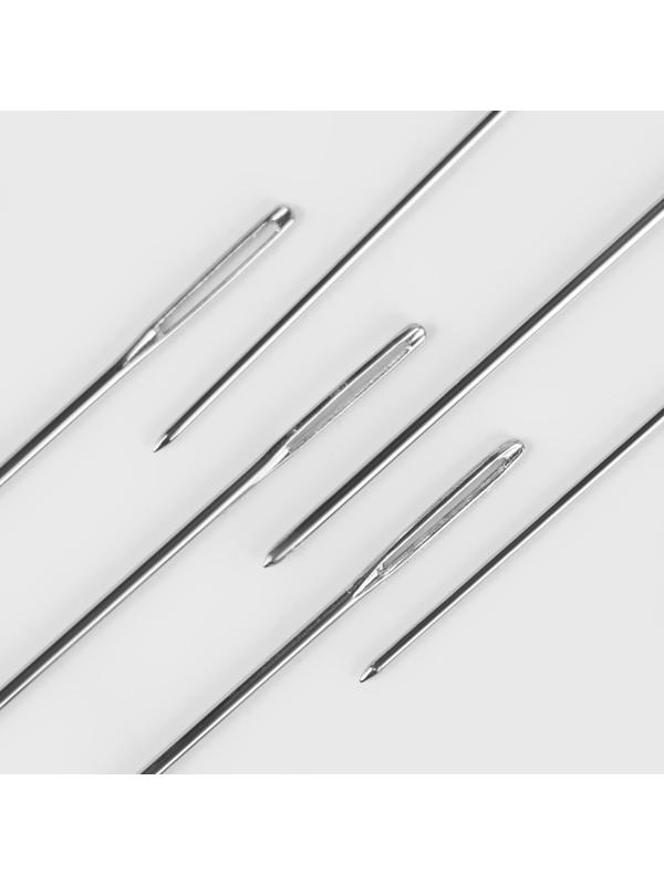 Иглы для вышивания по канве, d = 0,76/0,94/1,05 мм, 3,7 - 4,6 см, 6 шт