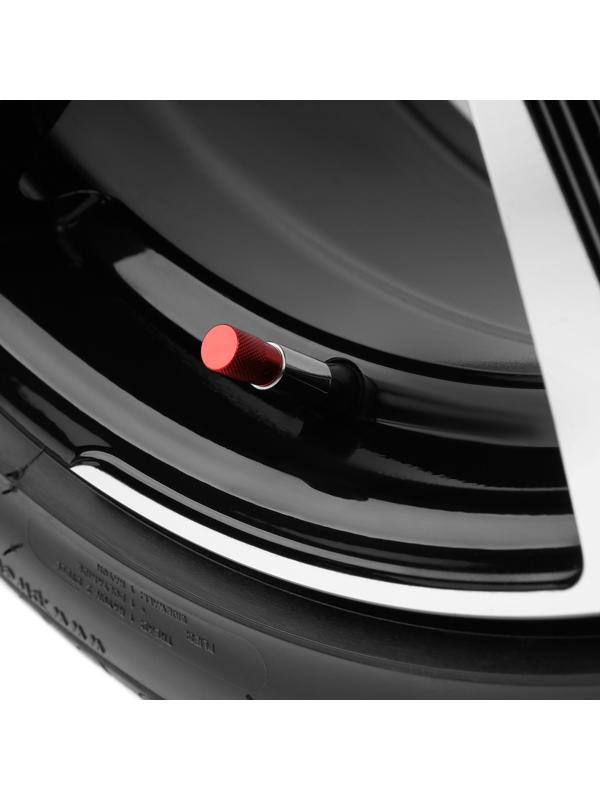 Колпачок на вентиль TORSO, красный, набор 4 шт