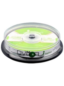 Диск DVD+R SmartTrack, 16х, 4.7 Гб, Cake Box, 10 шт