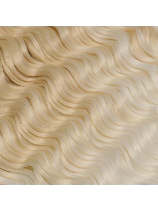 МЕРИДА Афролоконы, 60 см, 270 гр, цвет тёплый блонд/белый HKB613А/60 (Ариэль)