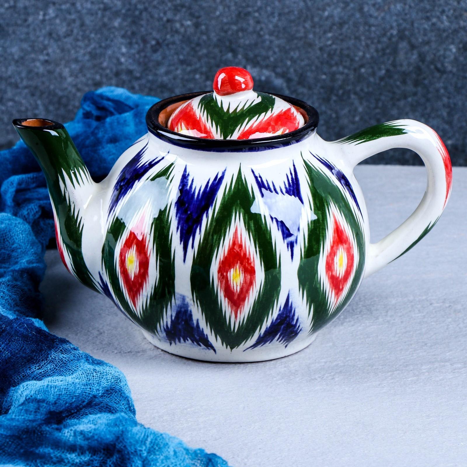 Чайник Риштанская керамика 