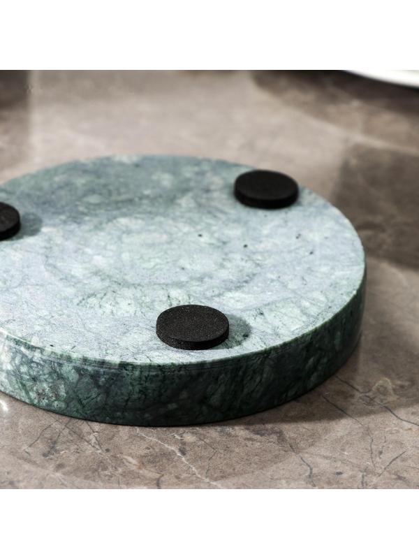 Подставка для горячего Magistro Granite, d=10 см, из мрамора