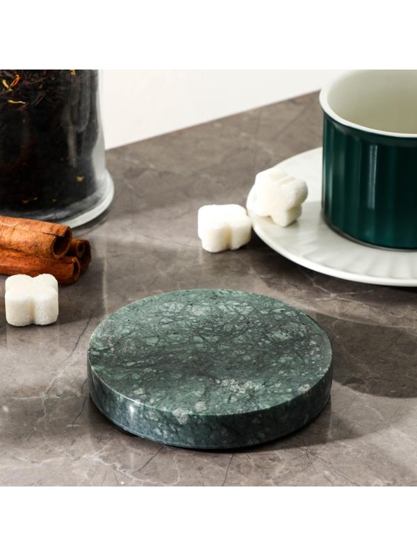 Подставка для горячего Magistro Granite, d=10 см, из мрамора